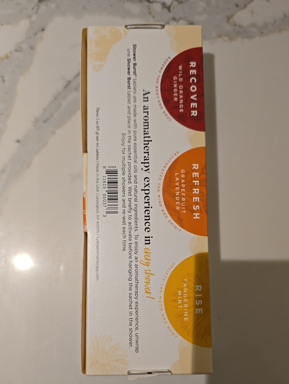 Shower Burst Aromatherapy Gift Set - Recover, Refresh, Rise - Picture 2 of 2